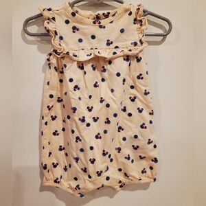 GAP 3-6 Month Disney Mini Mouse Polka Romper
